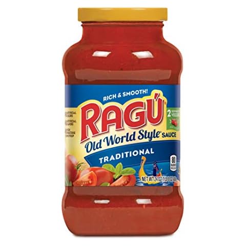 Ragu Old World Style Traditional Sauce, Made with Olive Oil, Perfect for Italian Style Meals at Home, 24 OZ Cover