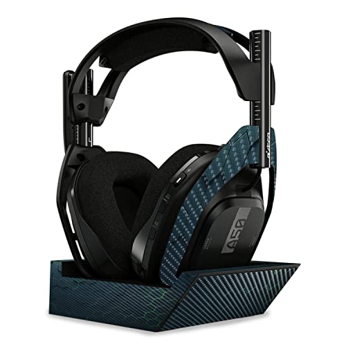 Image of MightySkins Carbon Fiber Skin Compatible with Astro A50 Wireless Headphones + Base Station (Gen 4) - Acid Hex | Protective, Durable Textured Carbon Fiber Finish | Easy to Apply | Made in The USA