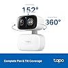 Tapo 2K 3MP Pan/Tilt Indoor/Outdoor Security Camera - Free Person/Baby Cry Detect & Motion Track, 360° Pan, Color Night Vision, SD/Cloud Storage, Works w/Alexa & Google Home, HybridCam 360 (2-Pack) #2