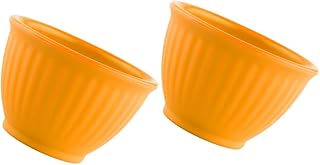 Beaupretty Tigela De Mistura De Máscara De Silicone 2 Peças Para Tintura De Cabelo Máscara Facial De Beleza Tigelas De Silicone Para Tratamentos Faciais Tigela De Cor Para Salão De