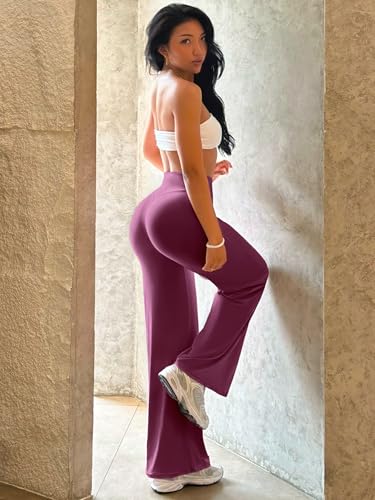Image of YEOREO Ease Workout Leggings Womens No Front Seam Straight Leggings 29 inch / 31.5 inch / 33 inch / 35 inch High Waist Buttery Eddiy Yoga Pants