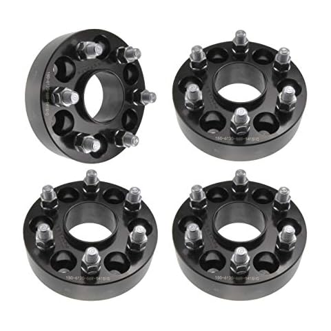 4pc 1.50" (38mm) Hubcentric 6x120 Wheel Spacers Fits Chevy Colorado Fits GMC Canyon Cover