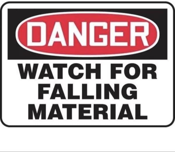 OSHA DANGER SAFETY SIGN WATCH FOR, Mfr: FRMEQM098XP-A