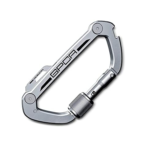GPCA Carabiner Keychain Clip, Key Organizer, Key Ring, car Key Holder, Multi Tool EDC Gear with Bottle Opener Cover