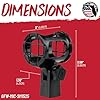 Gator Frameworks GFW-MIC-SM1525 Universal Shock Mount for Pencil Condenser Microphones 15-25mm Diameter #5