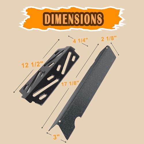 Image of SafBbcue Genesis II Flavor Bars Heat Deflector Replacement Parts for Weber Genesis II Grill Parts GS4 66034 /66796 Flavor Bars&66687 /66041 Heat Deflector Replacement for Genesis II E-610&II LX E /ES-640