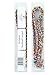 Crystal Mini seed Beaded Necklace LANYARD Keychain with Clasp for Key / ID / Cell Phone Holder (13 Colors for choice) (Rainbow)
