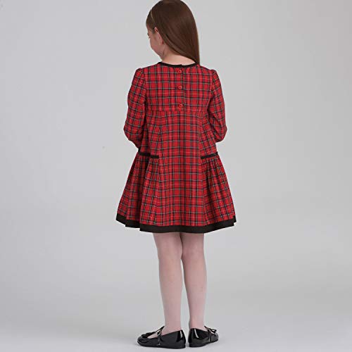 Patron de robe papier Simplicity US9026A enfant taille 3 à 8 ans