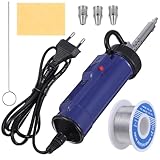 POPETPOP Entlötpumpe Elektrischer Lötsauger mit Austauschbaren Düsen 350W Starkem Vakuum für...