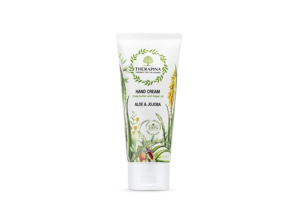 Aromatherapy Hand Cream for Dry Skin – Shea Butter Hand Cream for Women and Men with an Awakening, Long-Lasting Aloe and Jojoba Scent – Vegan Hand Cream Lotion for Dry Skin, 3 Oz.