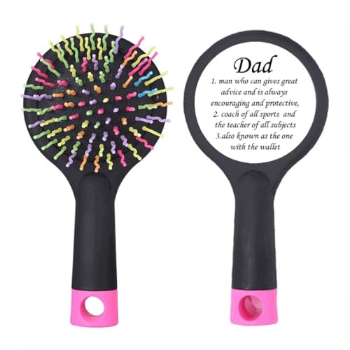 Spazzola districante per capelli con citazione Encouraging Dad Festival