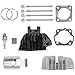 Caltric Top End Cylinder Kit Compatible with Suzuki JR50 1985-2006 / LT50 QuadRunner 1985-1987 / LT-A50 QuadSport 2003-2005