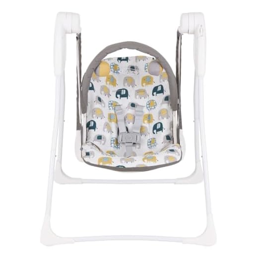 Graco Baby Delight Swing, 2-Speed Portable Battery Powered Chair with Compact Fold, Paintbox