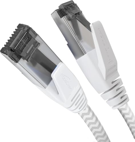 Câble réseau plat Cat 8 KabelDirekt 12,5m anti-interférences pour stopper les bugs RJ45 LAN