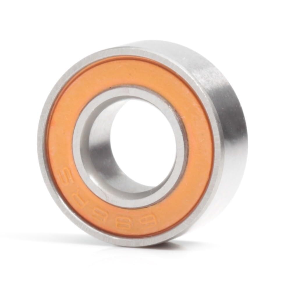10 sztuk 686RS łożysko 6x13x5mm ABEC-3 do elektrycznego R/c samochód ciężarowy 686 RS 2RS łożyska kulkowe 686-2RS pomarańczowe uszczelnione,Zwiększona trwałość