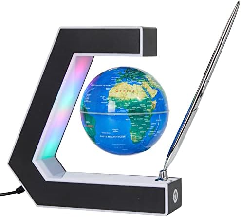 Bolígrafo De Levitación Magnética Con Tecnología Negra | Meses Sin Interés