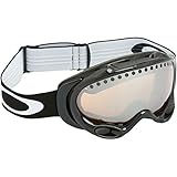 Oakley Unisex-Adult A Frame Snow Goggles (Jet Black, Black Iridium)