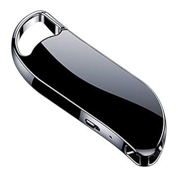 Gravador de voz de 32 GB, chaveiro digital ativado por áudio, para reuniões, palestras, negociações de negócios, preto