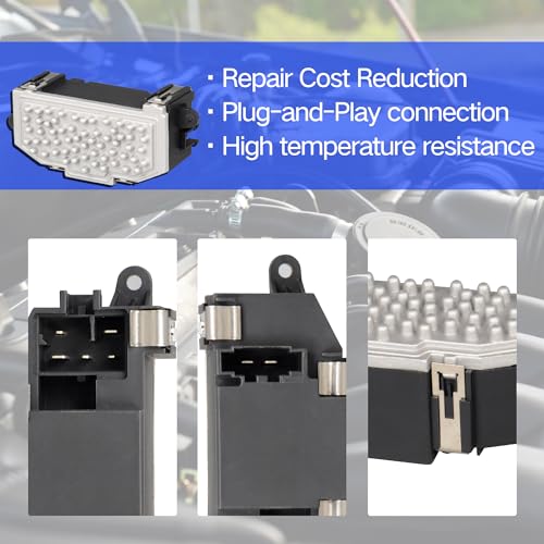 Image of Blower Motor Regulator 8K0820521 Compatible with Audi A4 /A5 /A8 /Q5 /S4 /S5 /S8 Replaces OE 8K0820521B 8K0820521C F011500024