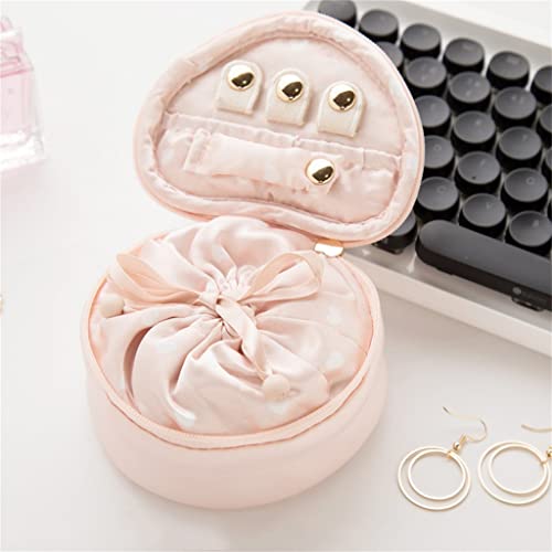 Joyero en forma de corazón de diseño sofisticado y almacenamiento portátil de joyas 3