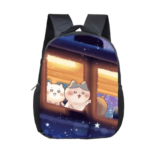 ISaikoy Anime Chiikawa Backpack Hachiware Daypack Bookbag Daypack Laptop Bag School Bag 3