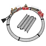 Développement créatif : le train de noël alimenté par batterie encourage le jeu imaginatif et la motricité fine, favorisant le plaisir interactif en famille, la décoration du train de noël, le train d'arbre de noël avec des lumières