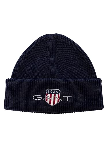 GANT-Unisex-Archive-Shield-Cotton-Beanie-Muetze