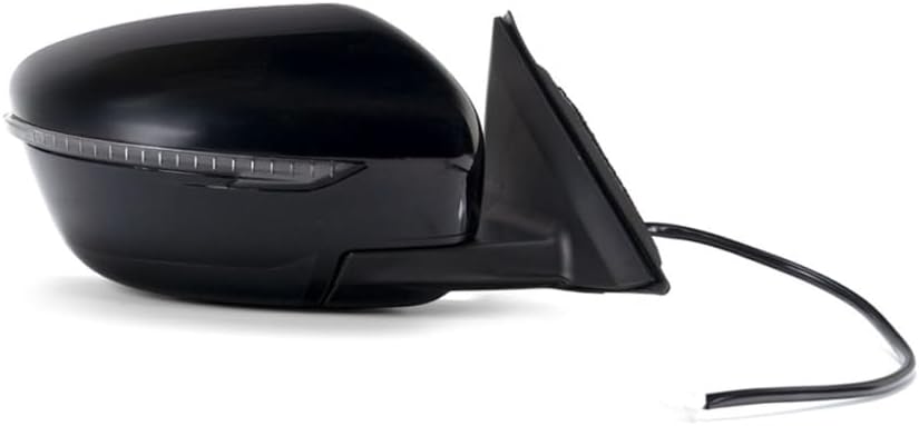 For Nissan Rogue 2016 2017 Door Mirror Passenger Side | Power Glass | Heated | With Turn Signal | Paintable | Replacement For NI1321287 | 191275385807, 963015HK0A