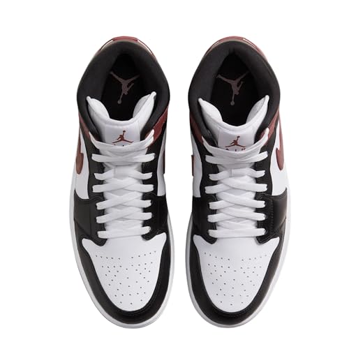 WHITE/BLACK AIR JORDAN 1 MID SE3
