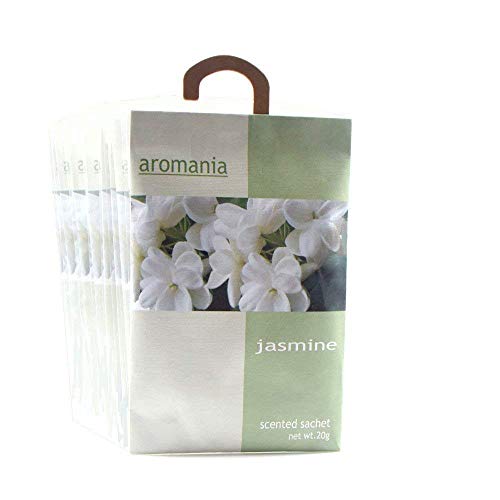 YUMSUM Jasmin Duft Sachets Taschen für Kleidung, Fragrant für Schubladen Schränke Büro-Toiletten, 25gX8 Stück - jasmin