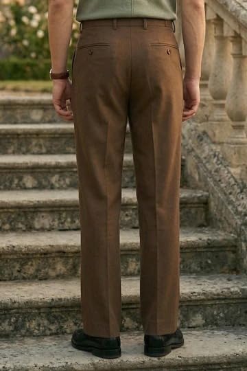 Image of Veirdo Men's Korean Style Pants with Modern Slim Fit Design, Comfortable Fabric, Casual & Smart Look, Perfect for Office and Outings (Sizes S to 2XL)