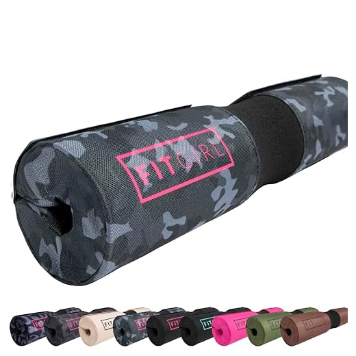 FITGIRL - The Best Squat Pad and Hip Thrust Pad for Leg Day, Barbell Pad Stays in Place Secure, Thick Cushion for Comfortable Squats Lunges Glute Bridges, Works W Olympic Bar and Smith Machine (Camo)