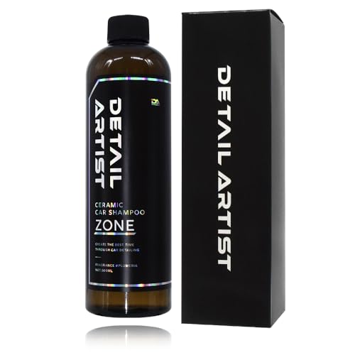 【DETAILARTIST】ZONE『高撥水防汚性＆艶光沢を洗車するだけで実現』 撥水復活 カーシャンプー 光沢 高撥水 洗車 高濃縮 大容量 500ml プルメリアの香り ディテールアーティスト