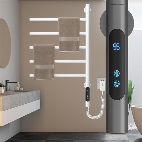 Calentador de toallas de pared inteligente que elimina la humedad y el mal olor