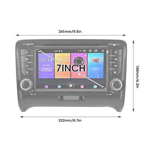 Navegação GPS DVD, tela sensível ao toque estéreo para carro 56DB para 10.0