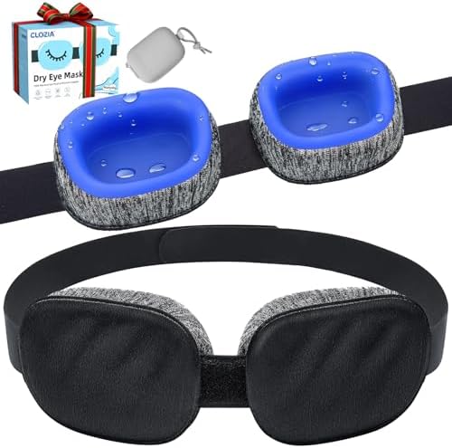 Amazon.com: CLOZIA Eye Mask for Dry Eyes - Blackout Dry Eye Mask ...