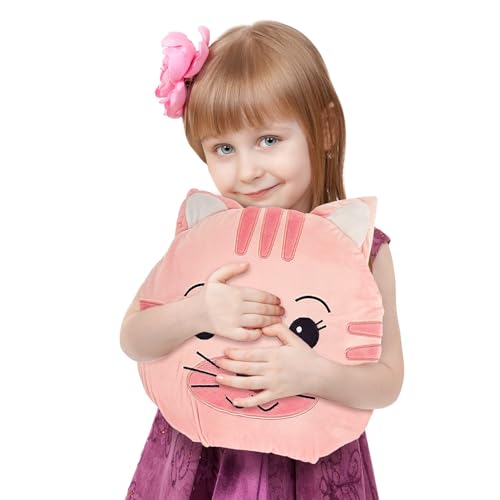 Couverture douce chat HOME DECO KIDS pour des nuits tendres et câlines en rose - 8