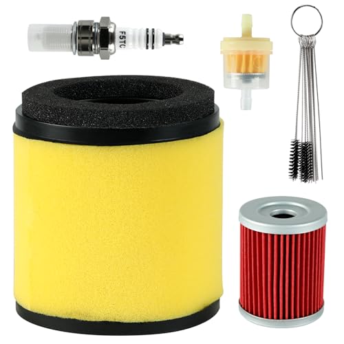 Image of Air Filter Oil Filter Spark Plug Kit Compatible with Arctic Cat 250 300 2x4 4x4 Replaces for OEM# 0470-421 0470-355
