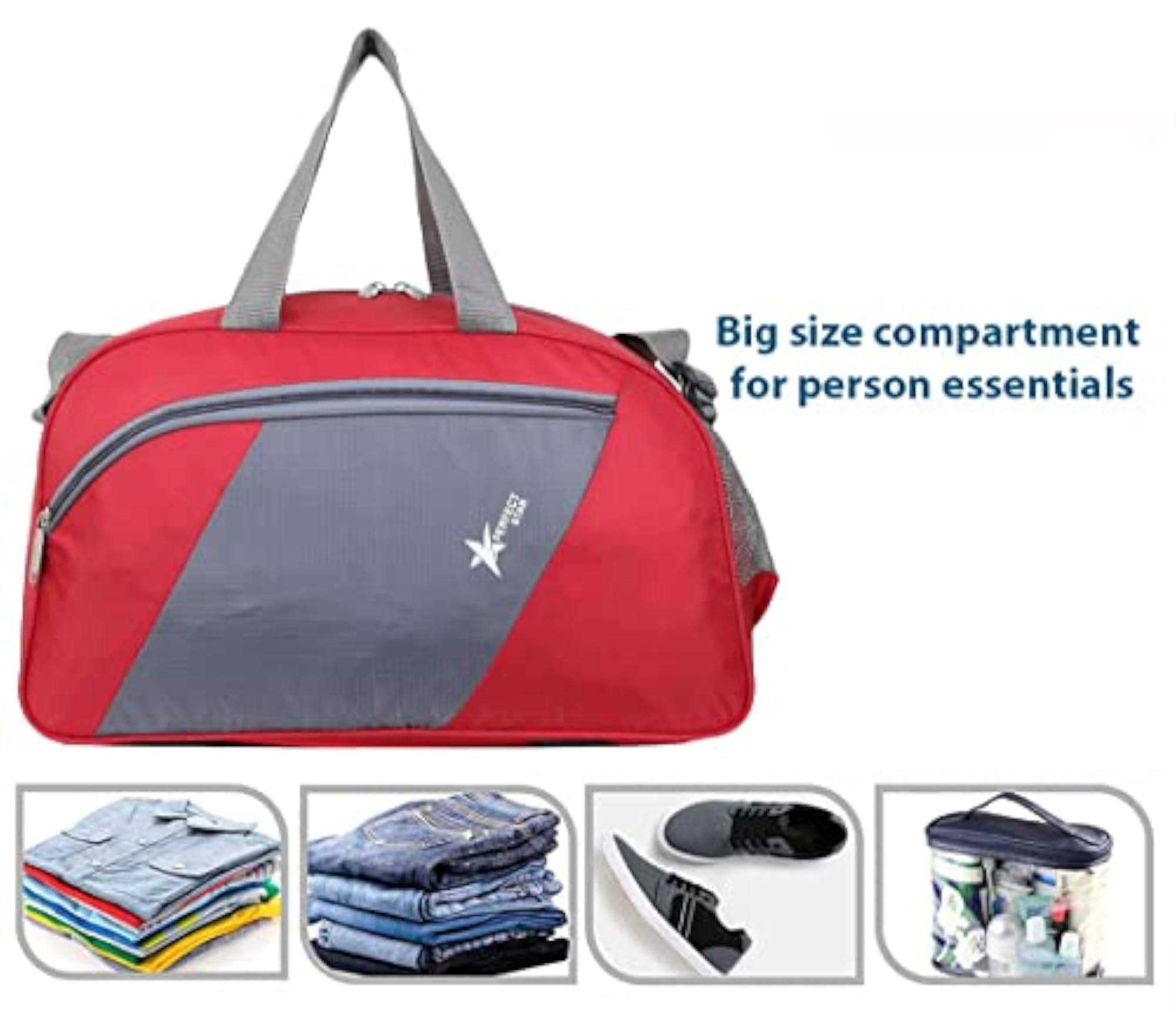 40L Lightweight Travel Duffle Bag for Men & Women, Waterproof
