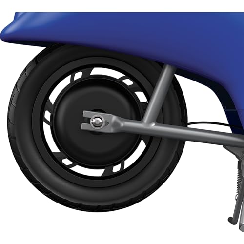 Image of Razor Electric Retro Scooter for Ages 8+, 170 lb Max Weight, Blue, w / 250W Motor, 12.5 inch Tires & 24V Battery, Up to 15 MPH, Pocket Mod - Lightweight Ride On Motorcycle Bike for Young and Teen Riders