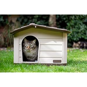 Outdoor Cat, Dog and Rabbit Kennel House and Shelter - Brown Outdoor Cat Dog and Rabbit Kennel House and Shelter Brown