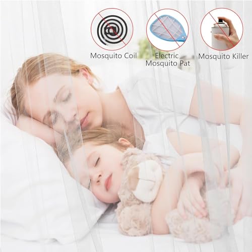 Ciel de lit de style pompon Odot avec grand dôme suspendu de 65cm - 5