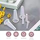 Schröpfen Cups Silikon,Schröpfgläser Silikon,Saugglocke Massage,4 Stück Facial Cupping,Silikon Schröpfen,Silikon Schröpfen Cups,Saugglocke Massage Tools,Schropfenset für Massage,Gesicht Schröpfen,Weiß