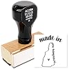 Small Made in New Hampshire Rubber Stamp - 1-3/16 Size - Crafters and Makers - Legitimate Made in NH Stamp - Ideal for Scrapbooking, Card Making, and Personalizing Projects - Craft Supplies from NH #1