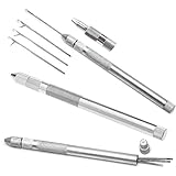 Länge: 14cm (mit Holzgriff), 15cm (mit Metallgriff) / Material: Holz oder Metall / Merkmal: mit Karabinerhaken zum Auffädeln von Microringen, Eurolocks und Shrinkies