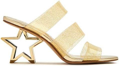 Katy Perry Women's The Star Heeled Sandal, GLITTER, 8 | Image 4