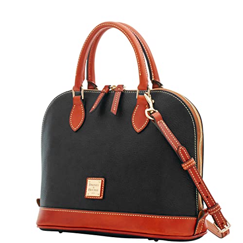 Dooney & Bourke R343-BL Women'S Zip Zip Satchel In Pebble Grain Leather, Large Handbag With Adjustable & Detachable Shoulder Strap thumb #1
