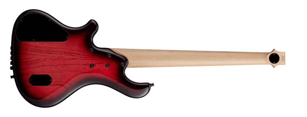 Amazon | LORE CROW LCB-001 Quilted Bubinga Veneer Top Dark Red 