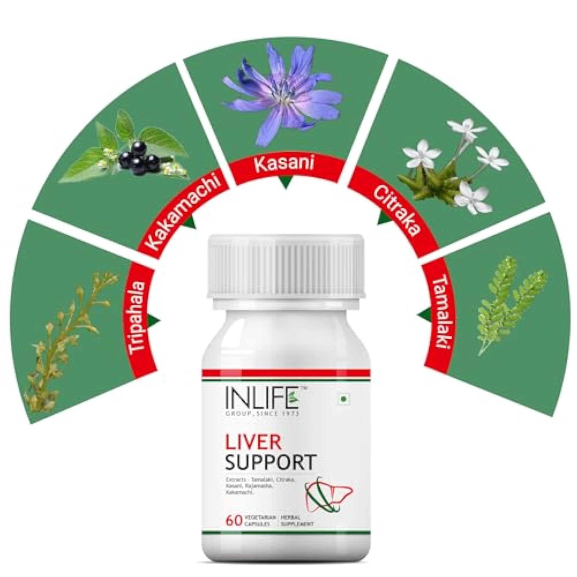 INLIFE Liver Support Supplement with Ayurvedic Herbs