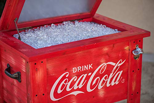 Leigh Country CP 98100 Coca Cola Vintage Cooler, 54-Quart, Red - Thumbnail 5